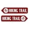 Sign Solutions Usa (Logo) Hiking Trail, Aluminum, 6 in x 24 in DCS08DWT2406CUS00008 - alternate 1